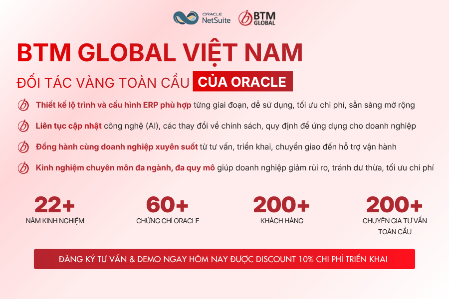 BTM Global triển khai Oracle NetSuite ERP cho Lakes Area Realty trong 8 tuần
