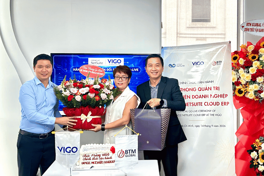 The Vigo chính thức vận hành Oracle NetSuite Cloud ERP cùng BTM Global 4 The Vigo chính thức vận hành Oracle NetSuite Cloud ERP cùng BTM Global
