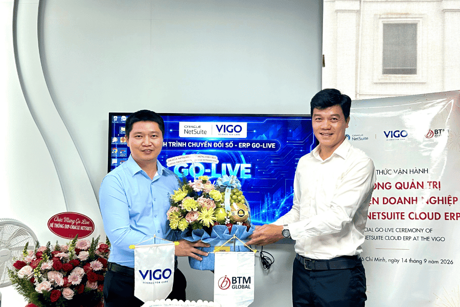 The Vigo chính thức vận hành Oracle NetSuite Cloud ERP cùng BTM Global 6 5 1