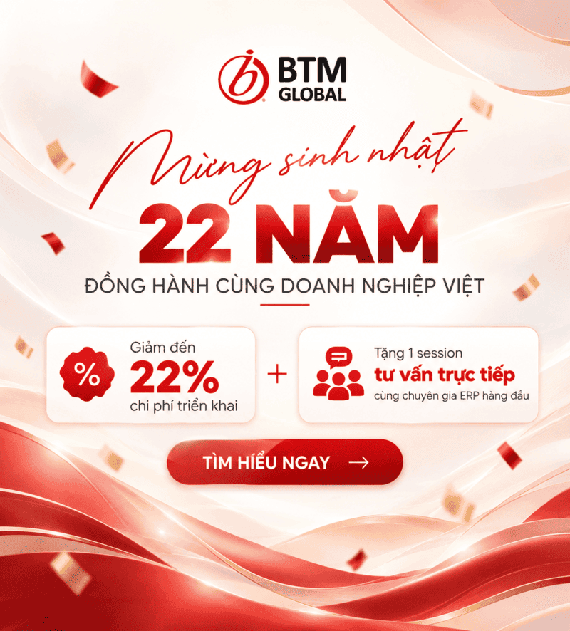 8 Tiêu chí lựa chọn phần mềm ERP: Checklist giúp doanh nghiệp chọn đúng hệ thống 3 Tiêu chí lựa chọn phần mềm ERP: Checklist giúp doanh nghiệp chọn đúng hệ thống