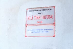 Biển nhà tình thương số 41