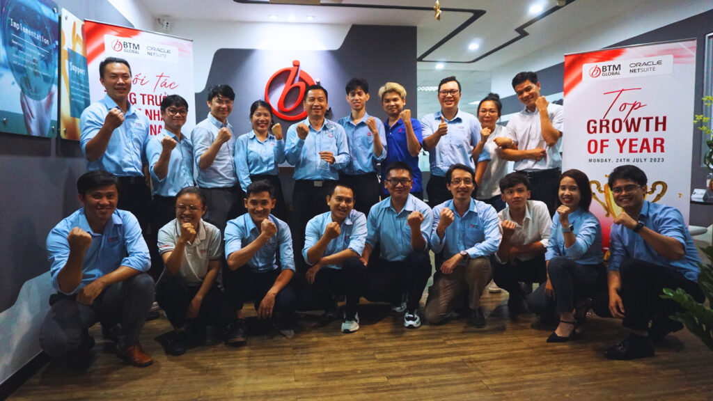 Các đại diện đến từ Oracle NetSuite Vietnam và BTM Việt Nam