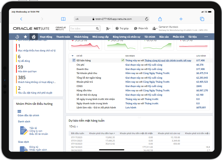 Tối ưu hóa dòng tiền doanh nghiệp với Oracle NetSuite - Bí quyết của CFO