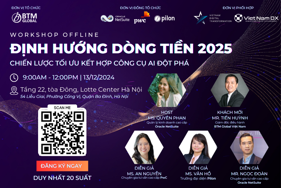 Workshop: Định hướng dòng tiền 2025 – Chiến lược tối ưu kết hợp công cụ AI đột phá 1 kv workshop thang 12 HN 6
