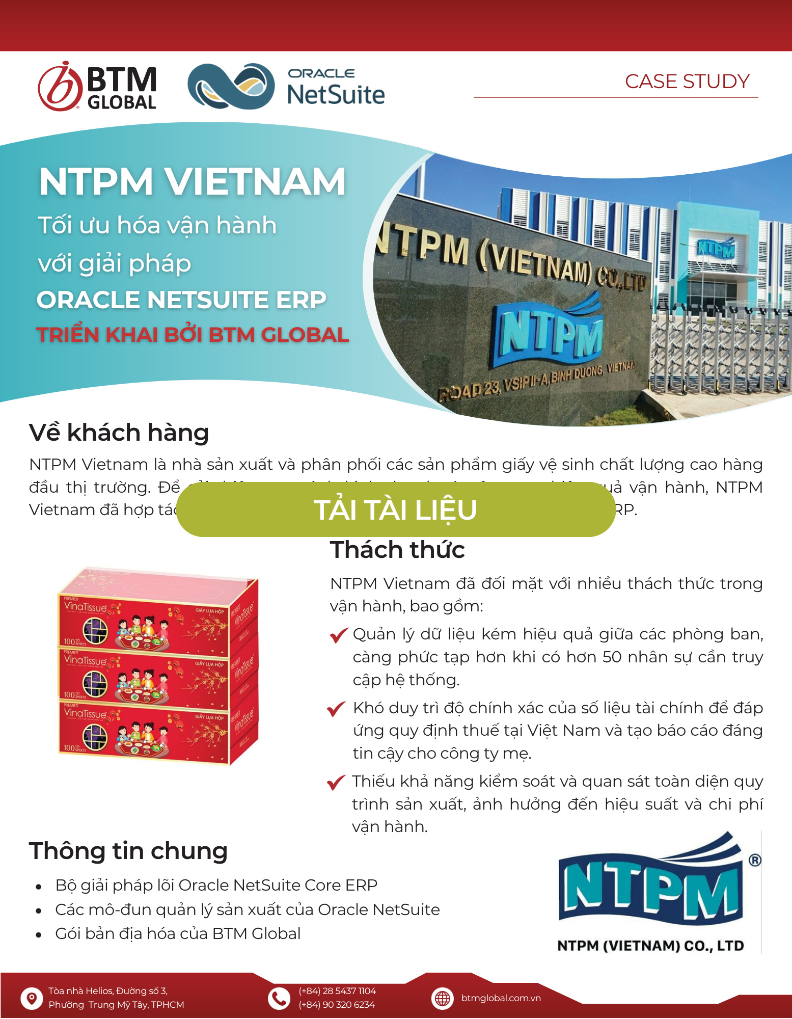 Case Study: NTPM Vietnam tối ưu hóa vận hành với giải pháp Oracle NetSuite ERP 1 Case study NTPM Vie.pdf