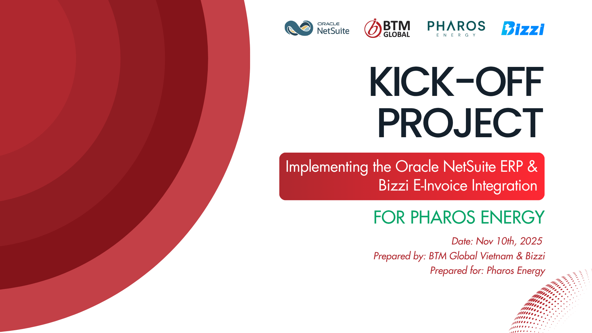 Kickoff Pharos 2